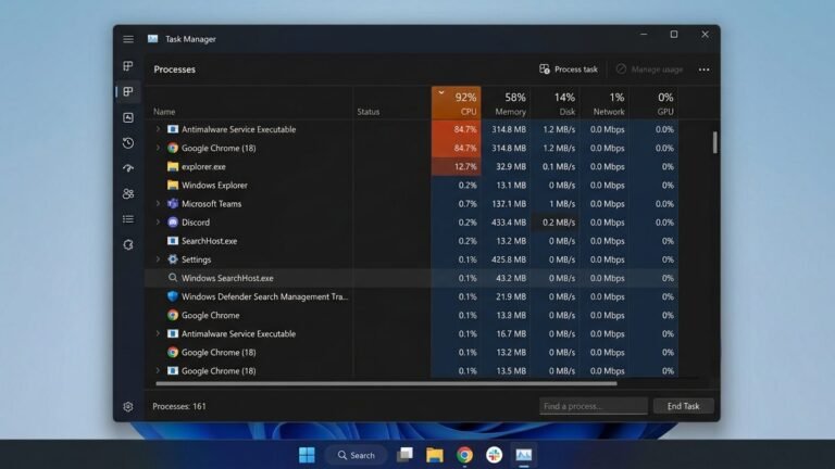 antimalware service executable