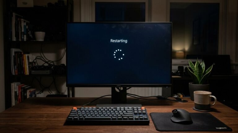 computer stuck restarting