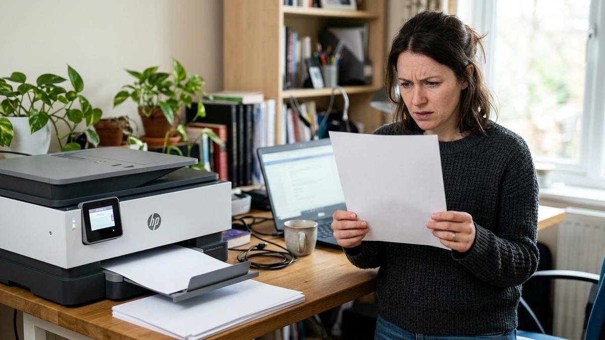 printer printing blank pages